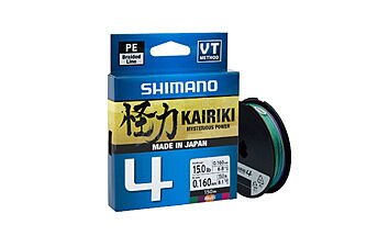 Шнур Shimano Kairiki 4 PE 150 м 0,10 мм 6,8 кг