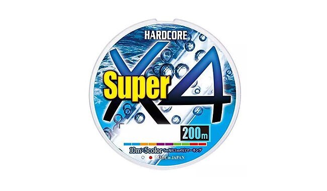 Шнур Duel Hardcore Super X4 200 м #1,2 0,19 мм 9 кг - фото 1