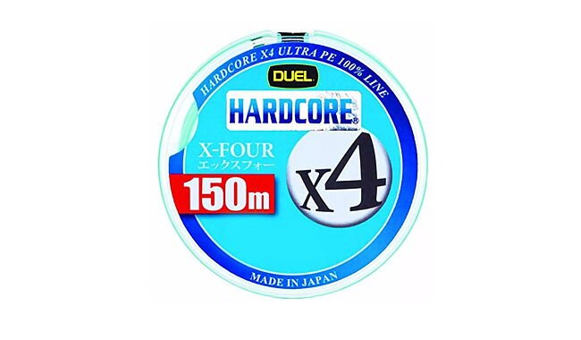 Шнур Duel Hardcore X4 150 м #1,2 0,191 мм 9 кг - фото 1