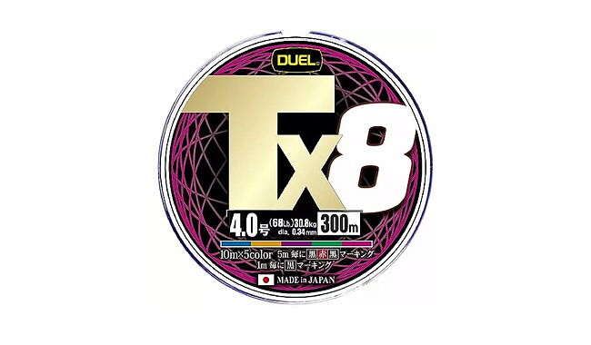 Шнур Duel Tx8 300 м #3 0,30 мм 24,9 кг - фото 1