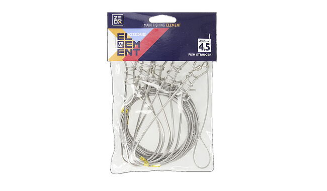 Кукан Zeox Stainless Fish Stringer 4,5 м - фото 1