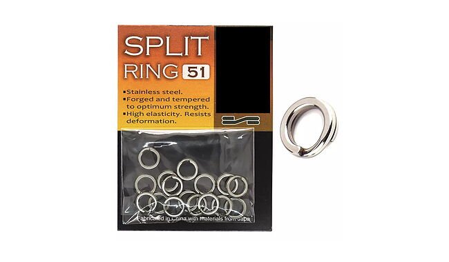 Заводні кільця BKK Split Ring-51 #7 - фото 1