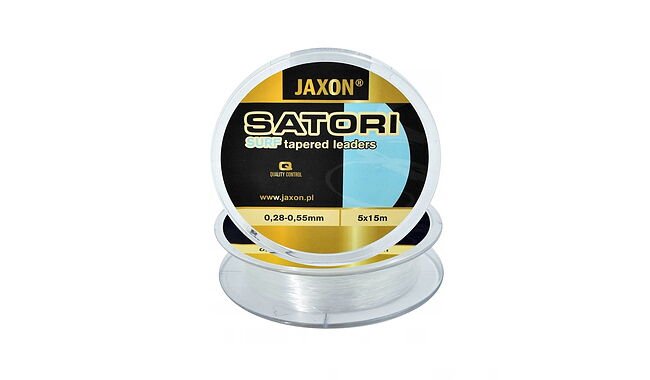 Шок-лідер конічний Jaxon Satori Surf 15 м 0,30-0,57 мм 15 м - фото 1