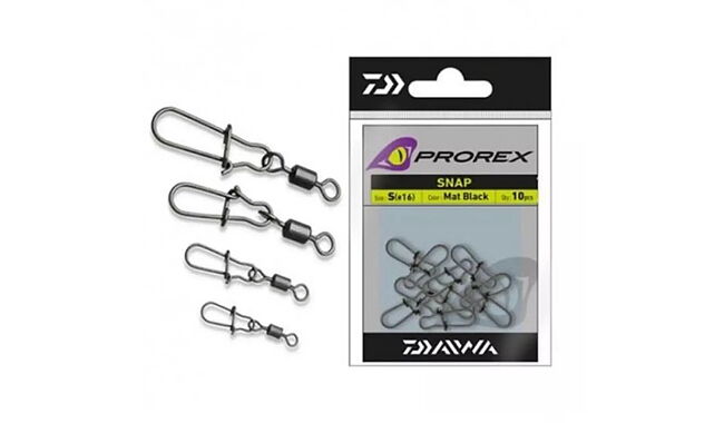 Застібка Daiwa Prorex Snap Swivel S 10 шт - фото 1
