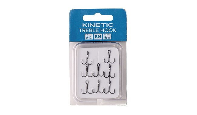 Гачок Kinetic Treble Hook #8 8 шт - фото 1