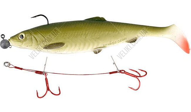 Монтаж Savage Gear Carbon 49 Double Stinger #2/0 18 см 2 шт - дополнительное фото 1