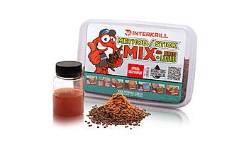 Пеллетс InterKrill Method/Stick Mix Кріль-Полуниця 400 г + Ліквід 50 г
