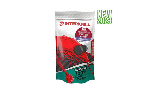 Пеллетс InterKrill Start Mix 4/6 мм Криль-Специи 800 г - фото 1
