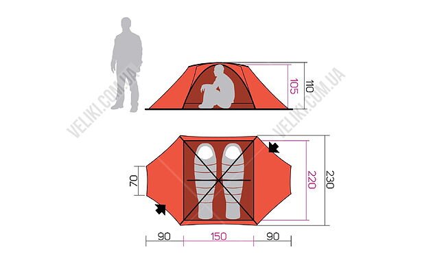 Палатка Hannah Covert 2 WS (23) - дополнительное фото 1