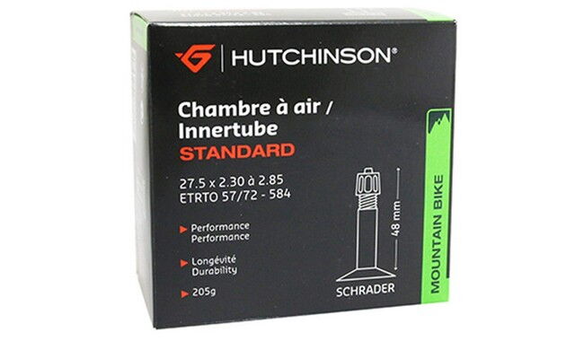 Камера 27.5" Hutchinson Standard MTB 27.5x2.3-2.85" Schrader 48 мм - фото 1