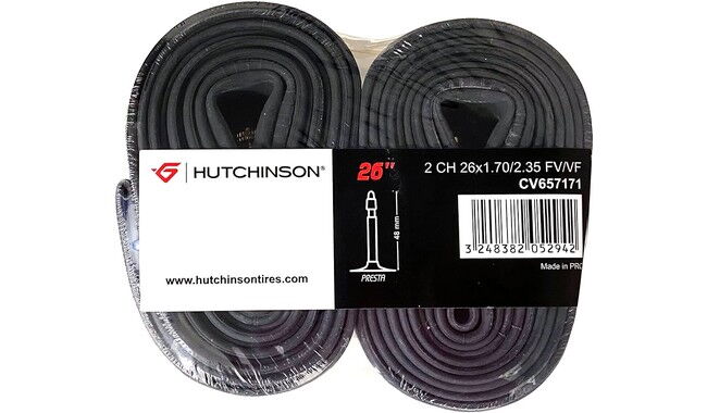 Комплект камер 26" Hutchinson Standard MTB 26x1.7-2.35" Presta 48 мм - фото 1