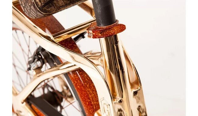 Велосипед Graziella Gold Croco - дополнительное фото 13