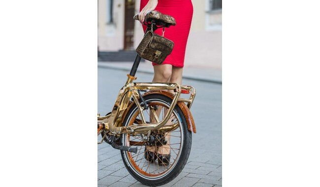 Велосипед Graziella Gold Croco - дополнительное фото 18