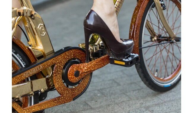 Велосипед Graziella Gold Croco - дополнительное фото 21