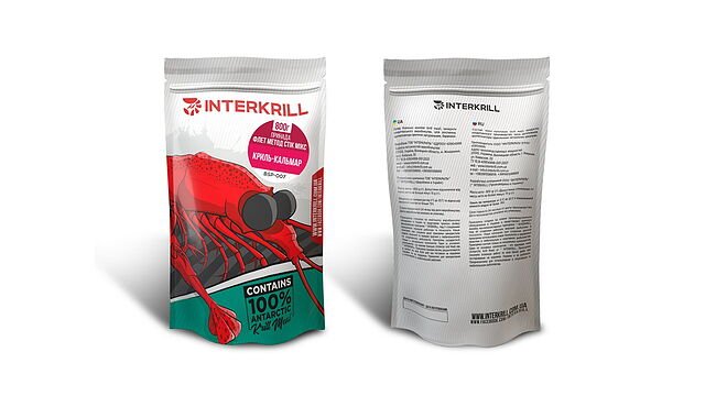 Підгодовування InterKrill Flat Method Stick-mix Криль-Кальмар 800 г - фото 1