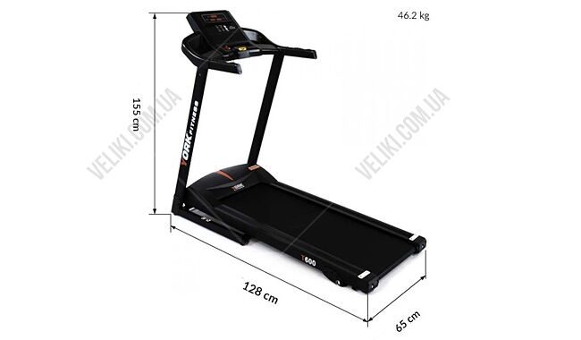 Беговая дорожка York Fitness T600 - дополнительное фото 6