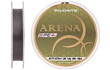 Шнур Favorite Arena PE 150м (silver gray) #0.175/0.071mm 3.5lb/1.4kg - фото 1