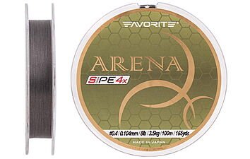 Шнур Favorite Arena PE 100 м #0,4 0,104 мм 3,5 кг