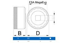 Съемник каретки Unior MegaEvo - дополнительное фото 4