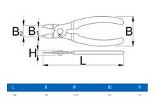 Щипцы для цепного замка Unior 4DP - дополнительное фото 1