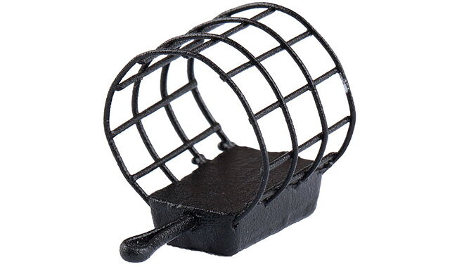 Годівниця Brain фідерна XS 3x10 слотів фарбована (к:чорний) 40g - фото 1
