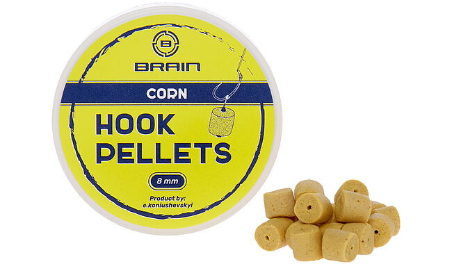 Пеллетс Brain Hook Pellets XL Corn 16 мм 70 г - фото 1