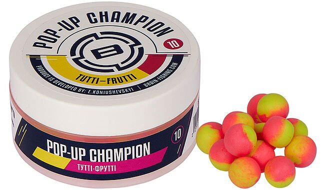 Бойли Brain Champion Pop-Up Tutti- Frutti (тутті-фрутті) 12mm 34g - фото 1