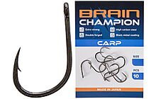 Гачок Brain Champion Carp #8 (10 шт/уп) - фото 1