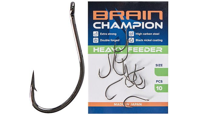 Крючок Brain Champion Heavy Feeder #6 10 шт - фото 1