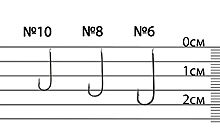 Крючок Brain Champion Long #10 10 шт - дополнительное фото 1