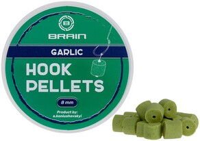 Пелети Brain Hook Pellets Garlic (часник) 16mm 70g