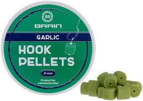 Пелети Brain Hook Pellets Garlic (часник) 12mm 70g