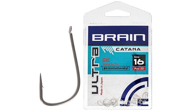 Гачок Brain Ultra Catana #16 (20шт/уп) - фото 1