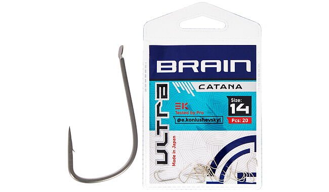 Гачок Brain Ultra Catana #14 (20шт/уп) - фото 1