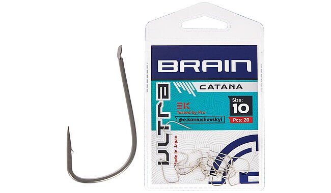 Гачок Brain Ultra Catana #10 (20шт/уп) - фото 1