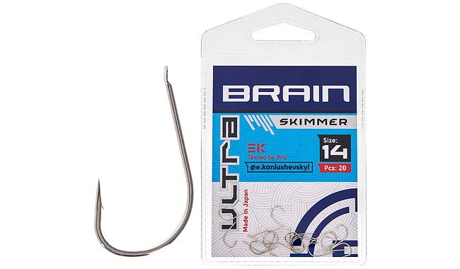 Крючок Brain Ultra Skimmer #14 20 шт - фото 1