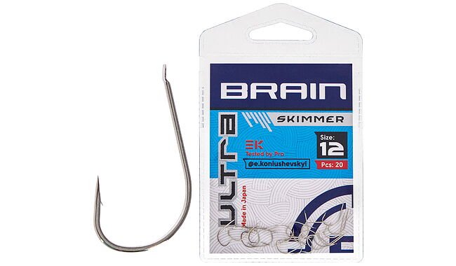 Крючок Brain Ultra Skimmer #12 20 шт - фото 1