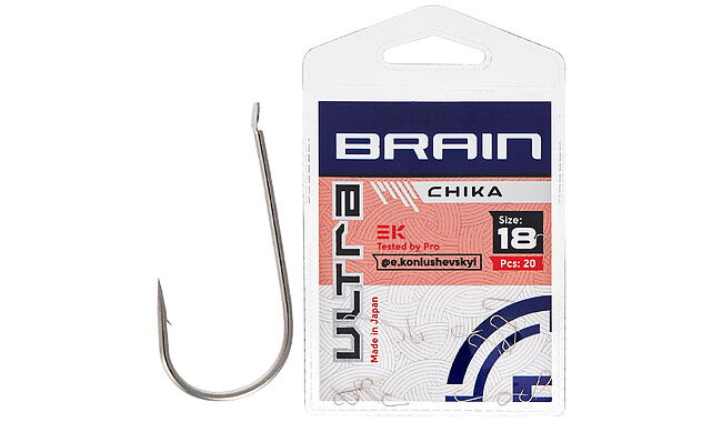 Крючок Brain Ultra Chika #18 20 шт - фото 1