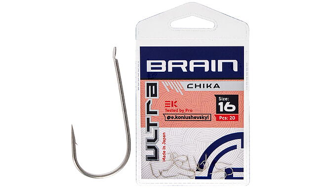 Крючок Brain Ultra Chika #16 20 шт - фото 1