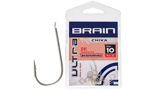 Гачок Brain Ultra Chika #10 (20шт/уп) - фото 1