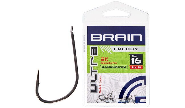 Крючок Brain Ultra Freddy #16 20 шт - фото 1