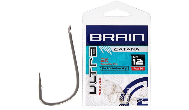 Гачок Brain Ultra Catana #12 (20шт/уп) - фото 1