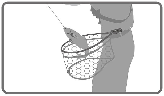 Подсак DaiichiSeiko MC Gun Frame 30 - дополнительное фото 1