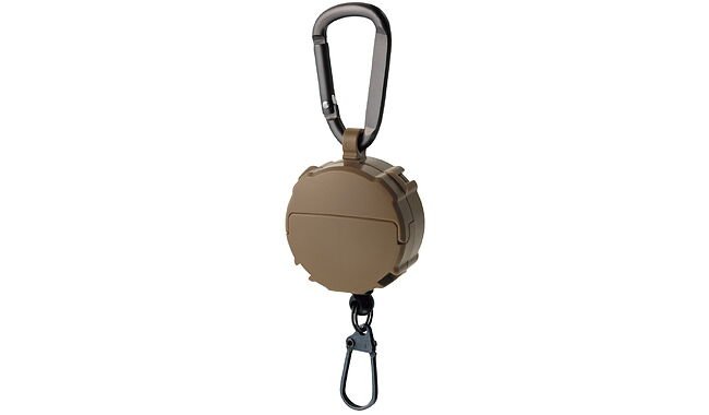 Ретрівер DaiichiSeiko Clip On Reel + Micro Case к:dark earth - фото 1