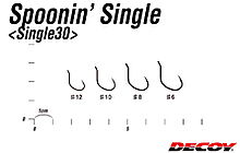 Крючок Decoy Single30 10 12 шт - дополнительное фото 1