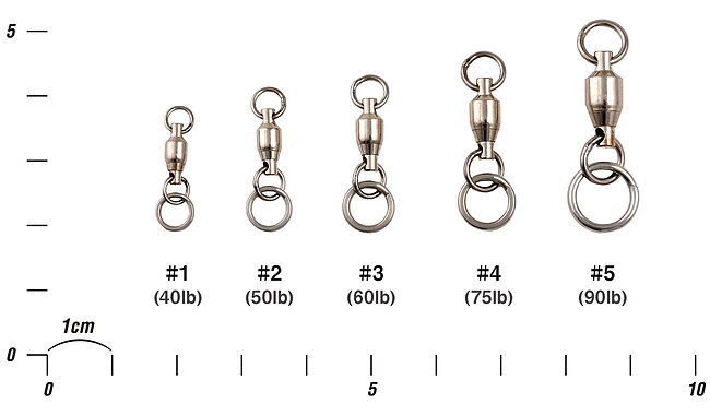 Вертлюжок Decoy PR-12 Power Roll Ring с заводным кольцом #04 2 шт - дополнительное фото 1