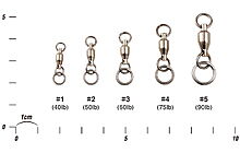 Вертлюжок Decoy PR-12 Power Roll Ring с заводным кольцом #05 2 шт - дополнительное фото 1