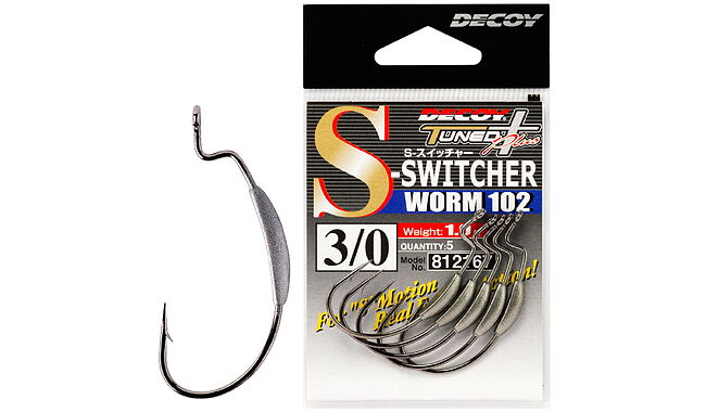 Гачок Decoy Worm102 S-Switcher #4/0 (4 шт/уп) - фото 1