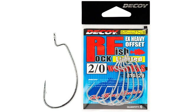 Гачок Decoy Worm13S Rock Fish Limited #2/0 (6 шт/уп) - фото 1