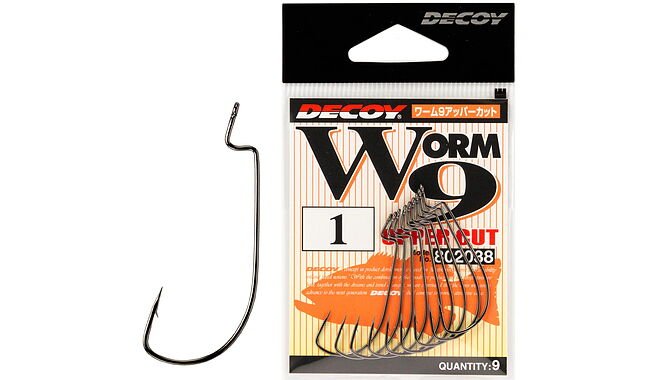 Крючок Decoy Worm9 Upper Cut 4/0 6 шт - фото 1